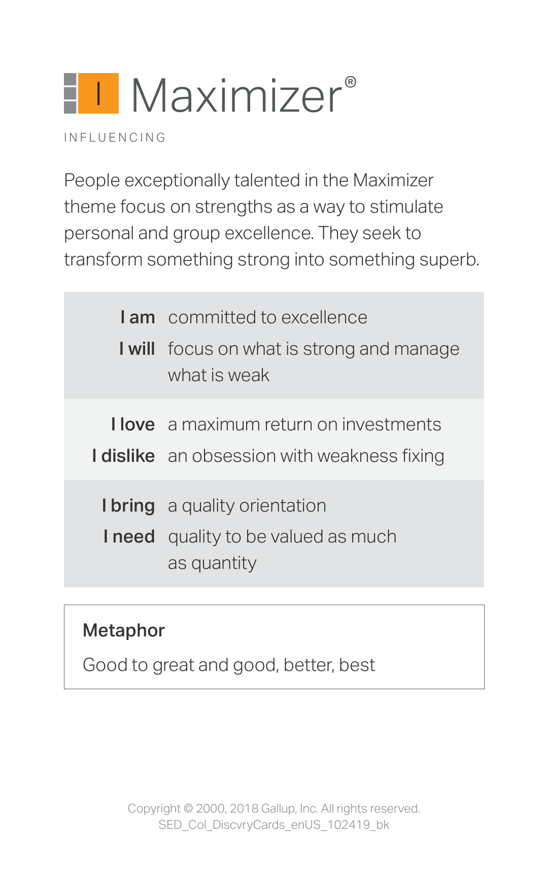 Maximizer
